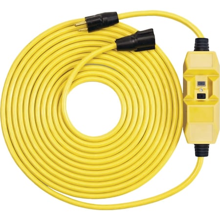 Southwire 50 Ft. 14/3 Heavy-Duty GFCI In-Line Extension Cord 26020050-1