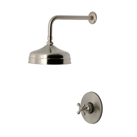 Kingston Brass Single-Handle Pressure Balanced Shower Faucet, Brushed Nickel KB6338AXSO