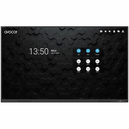 Avocor S-SERIES 65IN 4K IR LED INTERACTIVE DISPLAY, EDLA AVS-6510E