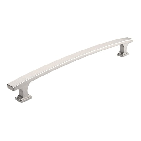 Richelieu 7 9/16-inch (192 mm) Center to Center Brushed Nickel Transitional Cabinet Pull BP5254192195