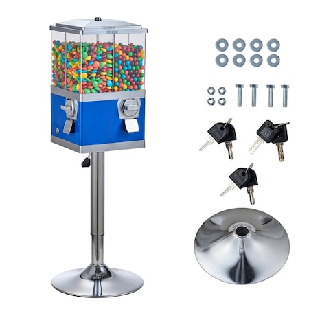 Vevor Gumball Machine 17 inch Height 25-Cent Candy Vending Machine Dispenser ak203