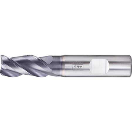 Pferd PFERD Chamfered End Mill, 3 flutes, 5/8'' Dia, 1-1/4'' APMX, 3-1/2'' OAL, Weldon shank 23003036