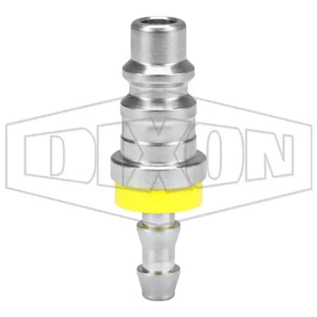 Dixon DF Series Industrial Quick Disconnect Pneumatic Plug, 3/8 in Nominal, Quick Disconnect Plug x Push-L D3B2