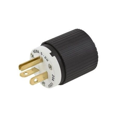 Hubbell 20A Non-Metallic 5-20R Plug 520SP