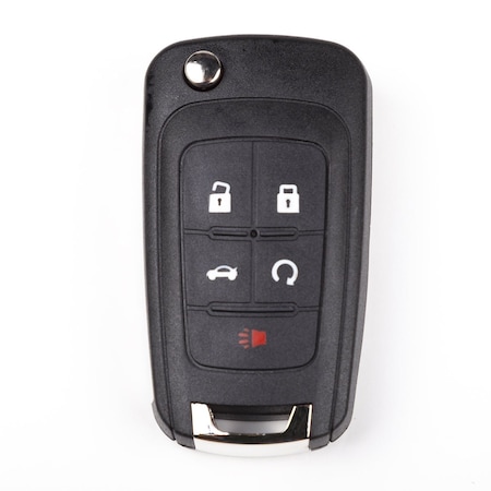 Aks Keys 2012 - 2021 Chevrolet Flip Key Fob 5B PEPS FCC# OHT05918179 - 5921873 RC-CHEVR-51C
