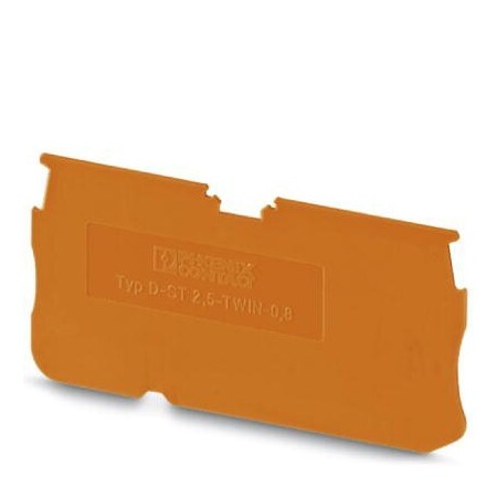 Phoenix Contact D-ST 2 5-TWIN-0 8 OG End cover length: 3030512