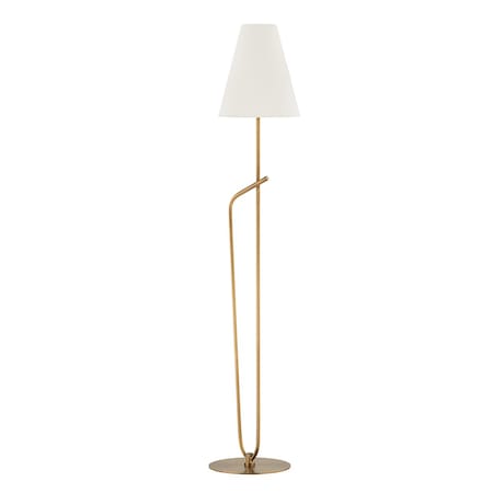 Troy Lighting Colin King X Pearce 1 Light Floor Lamp 11.75 In. Patina Brass PFL7764-PBR