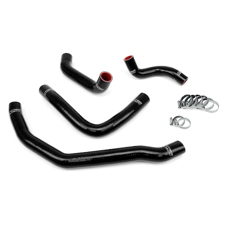 Hps Performance High Temp Reinforced Silicone Radiator Coolant Hose Kit, Black,  57-1500-BLK