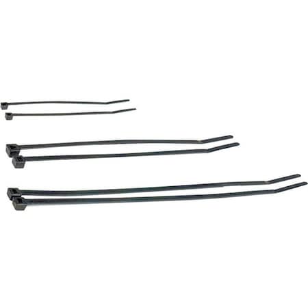 Metra Electronics Cable Tie, 7 in L, Black, 50 lb Strength, 100 PK BCT7