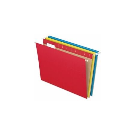 Pendaflex HangingFileFolders, Multicolor, 8.5"H, 25PK PFX81612