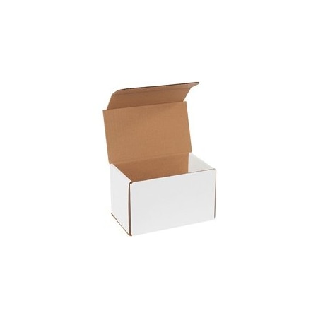 Bubblefast 50-8 x 5 x 5'' White Corrugated Mailers, 50PK BFM855
