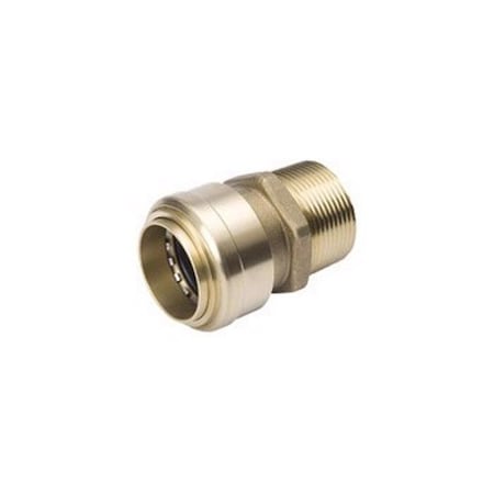 B&K Proline Push to Connect 3/4 in. PTC X 3/4 in. D MPT Brass Adapter 6630-104