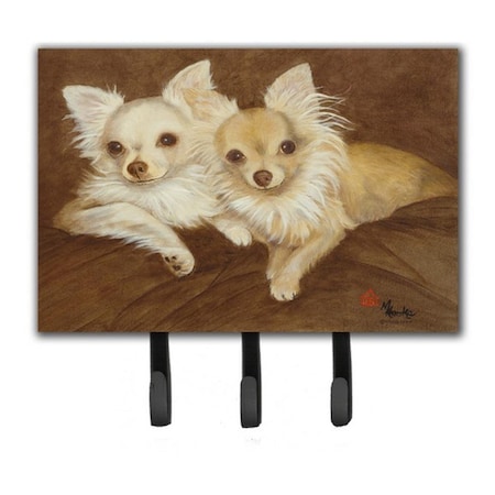 Carolines Treasures Chihuahua For The Pair Leash and Key Holder MH1042TH68