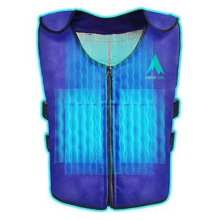 Alphacool Arctic Self-Fill Ice Vest with Self-Fill Reusable Ice Packs - Blue 675595811760