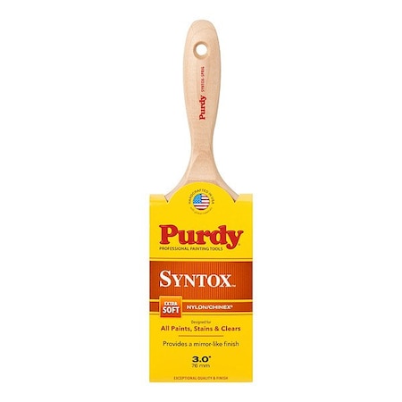 Purdy Nylon Paint Brush, 3 3/16 in L 145404630