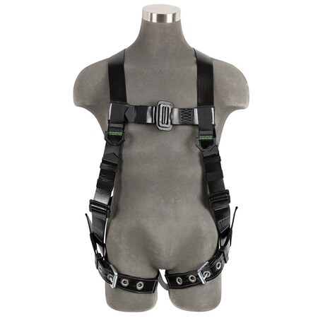 Safewaze Pro-Shield Full Body Harness 1D, DE MB Chest, TB Legs 2X 023-1337