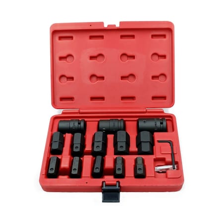 Genius Tools 14PC 3/4in Dr. Metric Hex Bit Socket Set BS-614H
