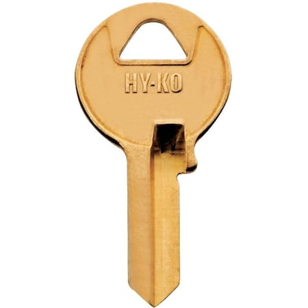 Hy-Ko Key Blank, Brass, Nickel, For: Master Cabinet, House Locks and Padlocks 21200M1BR