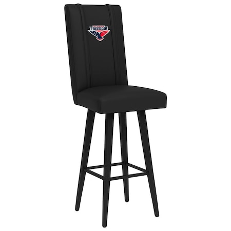 Dreamseat Swivel Bar Stool 2000 with Florida Freedom Primary Logo XZ2000BSSBLK-PSPBR0025