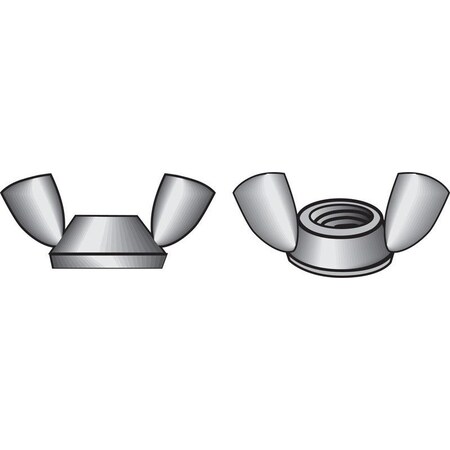 Hillman 1/2 in. Zinc-Plated Steel SAE Wing Nut, 50PK 180261