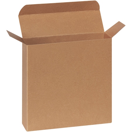 Non-Branded 8 in x 3 in x Reverse Tuck Folding Carton, Kraft, Chipboard, 250 PK RTS30HD