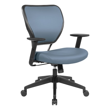Space Seating 55 Series Silver Ion Technology Task Chair, Dillion Blue 5500D-R105