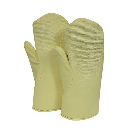 National Safety Apparel Knit Mitts, 13" L, Yellow, PR M11TCVB13