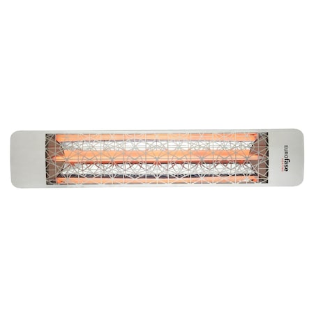 Eurofase 304 SS 39in Single Element 2000W 208V Heater, Stainless Steel, Astra Decor Plate EF20208S4