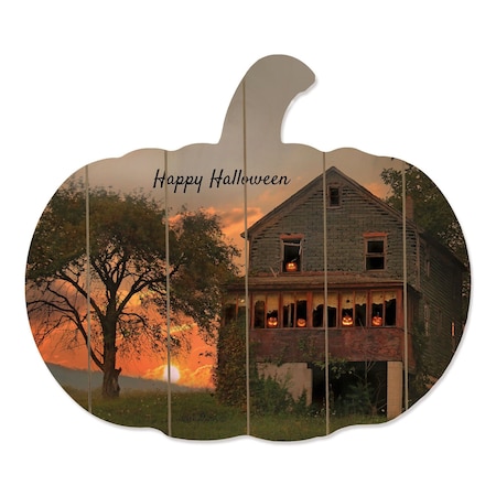Homeroots Happy Halloween Unframed Print Wall Art 416063