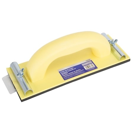 Vulcan Hand Sander with Clamp, 9.5 in L x 3.5 in W in Pad/Disc, Comfort Grip Handle 150133L