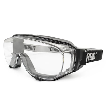 Magid AcuSpex Clear Low-Profile Safety Goggle with PureVue Premium Anti-Fog Coating CLX4080