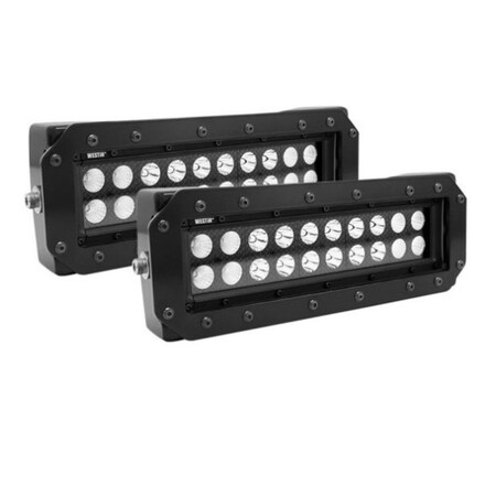 Perfectpitch 10 in. HDX Flush Mount Dual Row Combo Beam LED Light Bars PE740033