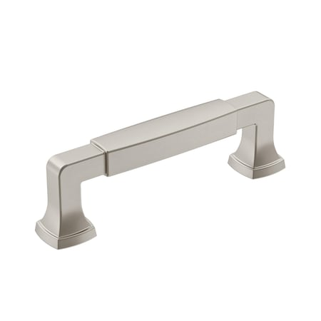 Amerock Stature 3-3/4 in 96 mm Center-to-Center Satin Nickel Cabinet Pull BP36887G10