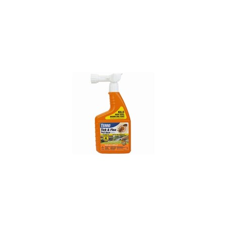 Woodstream Tick & Flean Yard Spray, Hose-End Use, 32-oz. T1240