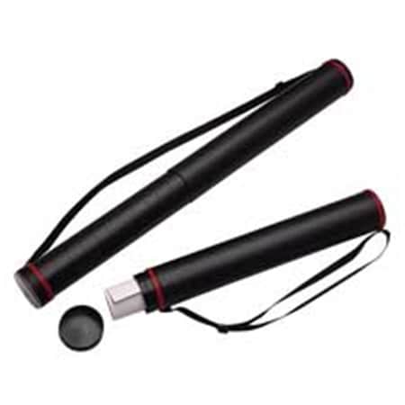 Teachers Aid Telescoping Document Tube- w-Strap- Adjustable 43in.- 3in. Dia- BK TE127107
