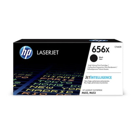 Hp 656X (CF460X) High Yield Black Original LaserJet Toner Cartridge (27,000 Yield) CF460X