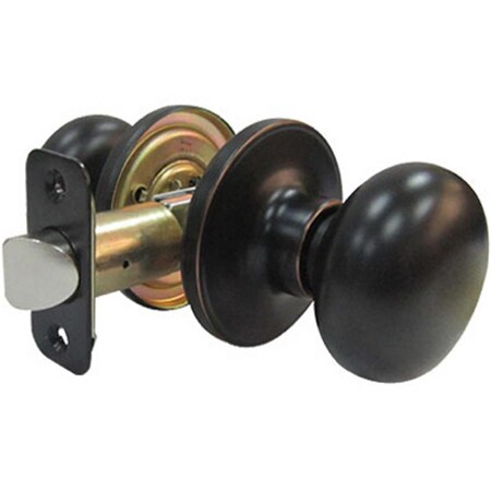 Taiwan Fu Hsing Industrial TruGuard Mushroom Passage Lockset, Aged Bronze 221792