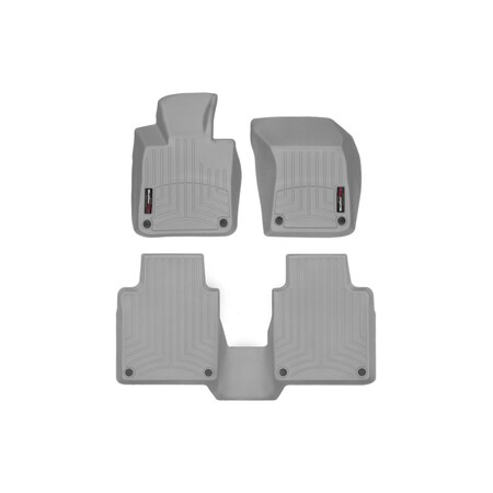 Weathertech Grey, Front and Rear Floorliners 461281-1-2
