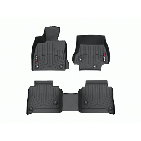Weathertech Black, Front and Rear Floorliners 441455-1-2