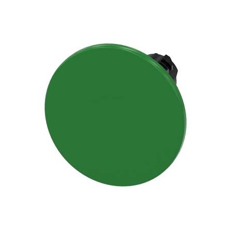 Siemens Mushroom pushbutton, 22 mm, round, plastic, green, 60 mm 3SU1000-1CD40-0AA0-ZY12