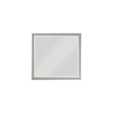 Homeroots 36" Square Wood Framed Mounted Dresser Mirror 485941