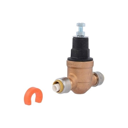 Sharkbite Pressure Regulating Valve, 1/2" Drive PVA08P-DSB-60