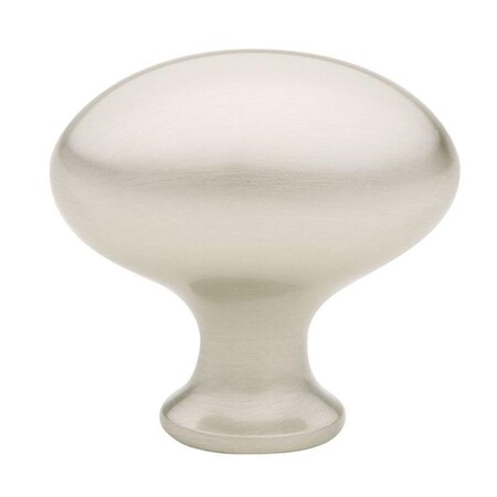 Patioplus Egg 1.25 in. Cabinet Knob, Satin Nickel PA1634165