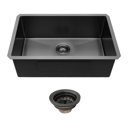 Wrightmaster 30 in. Undermount Single Bowl 16-Gauge Stainless Steel Workstation Kitchen Sink w/ Nano technology ZOR-P401503
