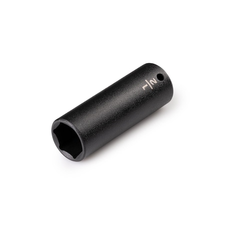 Tekton 1/4'' Drive x 1/2'' Deep 6-Point Impact Socket SID03013