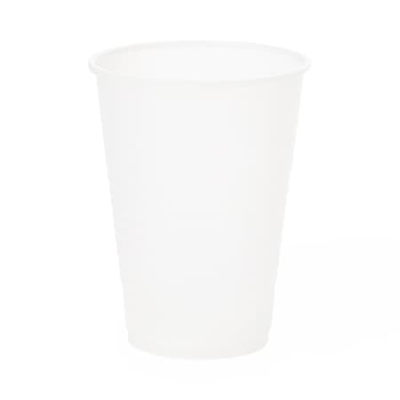 Medline Plastic Drinking Cup, Translucent, Disposable, Polystyrene, 7 oz., 100PK NON03007Z