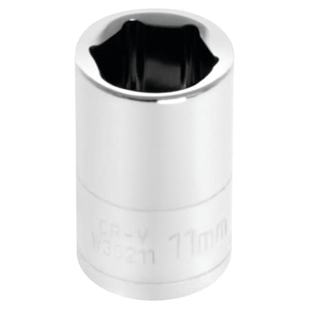 Performance Tool 1/4 In Dr. Socket 11Mm, W36211 W36211