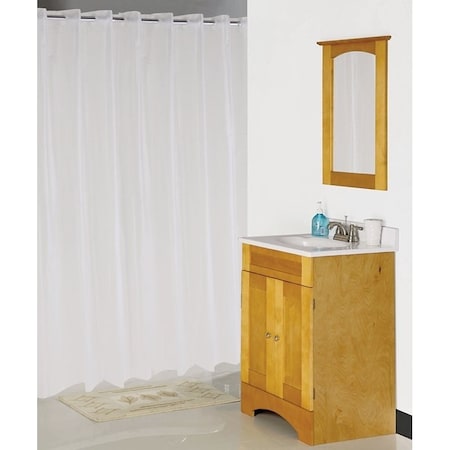 Simple Spaces Hookless Shower Curtain, Vinyl XG-02-FS