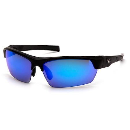 Venture Gear Tensaw, Black Frame/Ice Blue Mirror Anti-Fog Lens VGSB365T