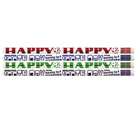 Musgrave Pencil Co Happy 100th Day Pencils, 144PK MUS2577D